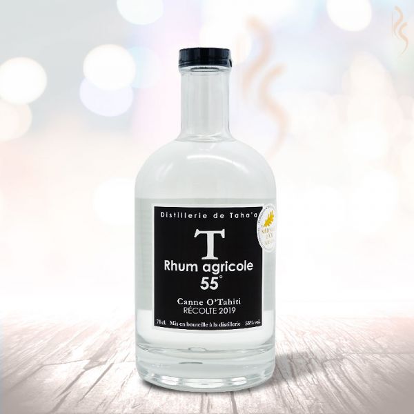 rhum blanc tahaa 55 recolte 2019 rhum store