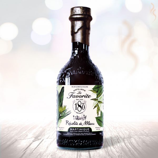 rhum la favorite 180e récolte mars rhumstore