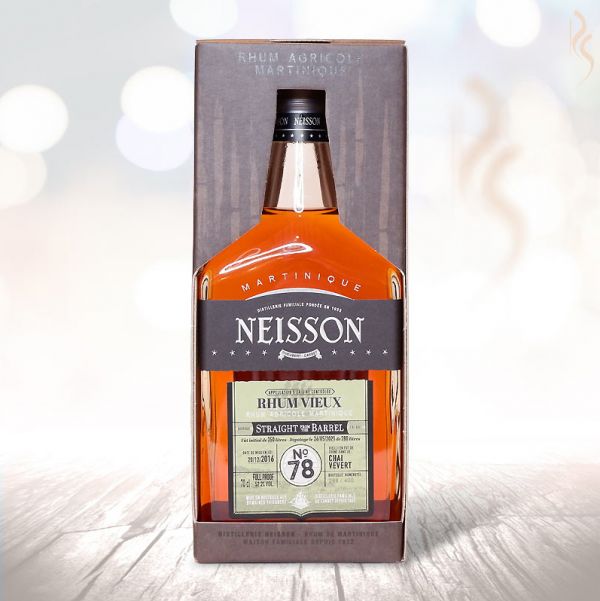 rhum neisson vieux straight from the barrel 78 rhumstore