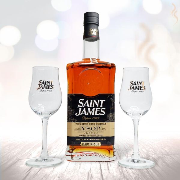 coffret rhum saint james martinique vsop rhumstore rhum vieux